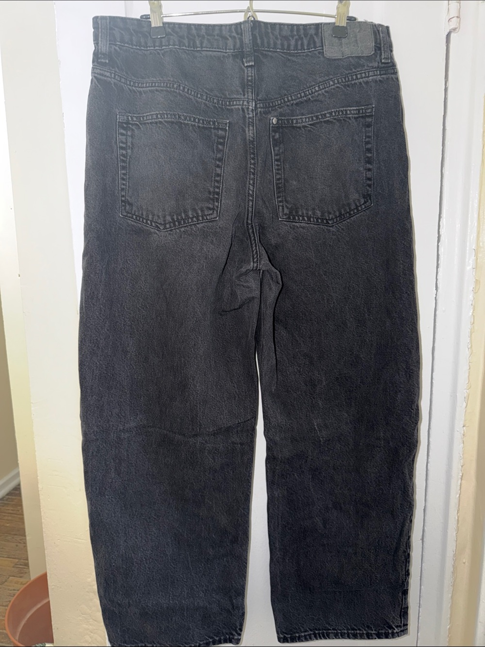 H&M Black Wide Leg Jeans